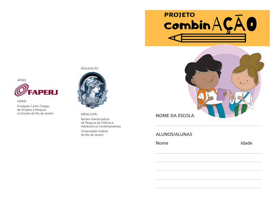 Capa do Projeto CombinAção